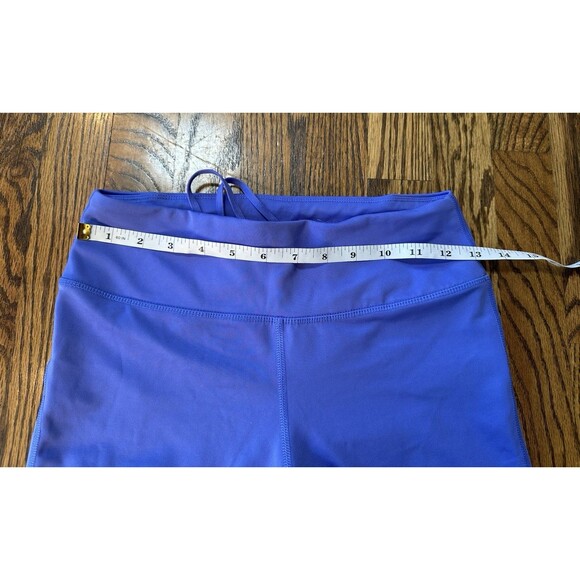 Nike Universa Small High Waisted 7” Biker Shorts Dri-Fit With 3 Pockets Purple - Picture 5 of 8